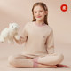 Catman children's autumn clothes and long pants for girls, junior high school students and older children's underwear set, pure cotton bottoming pajamas, cotton sweaters
