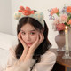 Cute plush face wash headband three-dimensional crab shark funny headband special non-slip hairpin hair accessories for women
