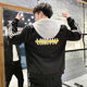 Spring and Autumn Men's Hooded Jacket Coat Korean Style Teen Sports and Casual Baseball Suit Jacket Couple Jacket Couple Jacket