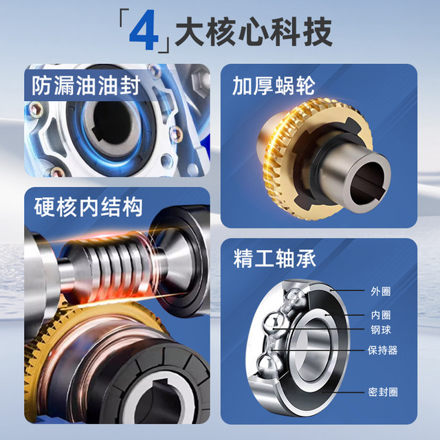 NMRV40/50/63/75/90/110 worm gear reducer servo stepper small turbine reducer