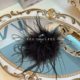 
Ins style super fairy internet celebrity feather clip bangs clip ostrich temperament high-end clip hair clip 7cm grab clip
