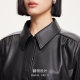 Vero Moda Jacket 2025 Summer New Lapel Short Thin Shoulder Pad Pu Jacket Temperament 325117004