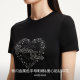 Vero Moda Dress for Women 2025 Spring New Letter Embroidery Decorative Straight Dress Comfortable and Casual