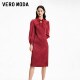 Vero Moda dress 24 autumn new style men's long-sleeved two-piece set embroidered bead chain new Chinese style 32437D013
