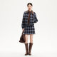 
Vero Moda woolen coat for women 2025 spring new MIU department plaid college daughter 325127003