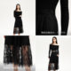 Vero Moda skirt 2025 summer new lace multi-layer splicing A-version long skirt 325116029