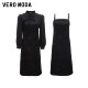 Vero Moda dress 24 autumn new style men's long-sleeved two-piece set embroidered bead chain new Chinese style 32437D013