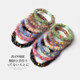 Autumn and winter new colorful popular hair ties, Japanese and Korean temperament, high elasticity, thick head rope, hair rubber band, ponytail hair rope