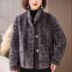 Hengyuanxiang middle-aged and elderly mothers mink fur coat autumn and winter lady fur all-in-one mink fur top