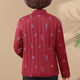 Hengyuanxiang mother winter thin down cotton coat elderly women's floral warm short cotton coat grandma jacket cotton jacket