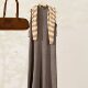 Elegant knitted half-high neck sleeveless dress for women 2025 summer new style literary casual slim temperament vest skirt