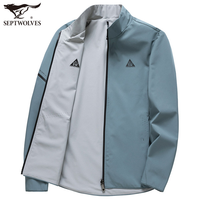 Seven Wolf Double-sided Jacket Men's 2025 New Autumn Two-sided Jacket ...