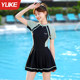 Women's 2025 new one-piece high-end girl with slightly fat meat concealed swimming pool special hot spring swimsuit