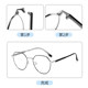 Crystal transparent metal temples glasses frames glasses frames glasses legs replacement glasses accessories pair universal transparent
