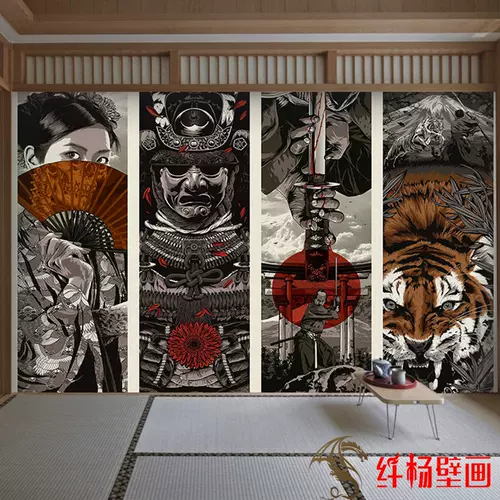 日式武士背景布 新人首单立减十元 22年2月 淘宝海外
