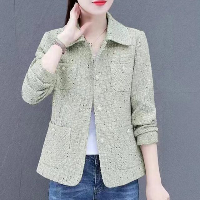 
High-end small fragrance jacket women's 2025 spring and autumn new temperament fashionable mother's wear foreign style suit top