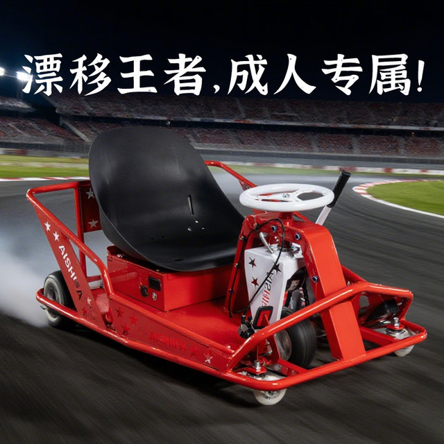 AISHIFA Internet celebrity drift kart, cool drift car for adults and children, adult square outdoor adult toy