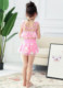Children's split swimsuit for girls, bikini, princess dress, conservative boxer angle, cute baby swimsuit 3-6 years old