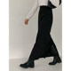 High -waisted skirt 2024 spring new spring long skirt temperament, commute temperament temperament high -level straight tube long skirt