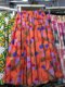 Holiday atmosphere colorful floral skirt women's summer sweet printed pleated skirt A-line mid-length skirt umbrella skirt