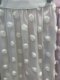Korea Dongda sweet and atmospheric three-dimensional flower embellishment skirt curtain Korean perspective mesh ruffled straight-tube layered skirt