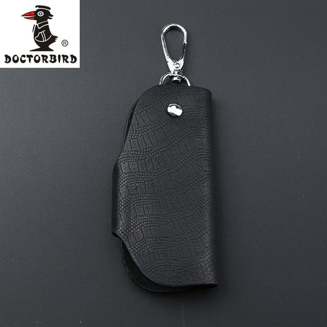 Car key bag male universal leather simplicity large capacity key buckle waist hanging cowhide multi -function men's practical tide