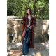 NAZ's large size 2025 spring new British style mid-length over-knee lapel fat mm fashion windbreaker jacket
