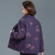 Middle-aged and elderly women's winter clothing, large size cotton coats, fashionable loose thickened stand-up collar short mother's cotton jackets pure cotton tops