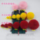 2cm cashmere round ball colorful ball plush ball plum ball diy handmade earrings material package hair accessories 20 pcs