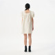 
The same style light people puff sleeve dress for women in the shopping mall, women's summer loose temperament square collar short-sleeved skirt BDR2LD1071