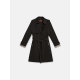 Yiner Yin'er special selection 2025 spring new elegant contrasting color logo printed trench coat rebuts on a thin jacket