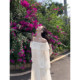 
MULVAN vacation style gentle temperament one-shoulder Tennis loose shirt for women + A-line long skirt suit for women