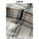 Law Town irregular plaid skirt stitching buckle and thin A -line skirt C1Gee4428
