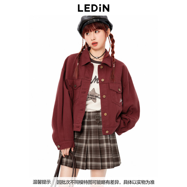 Lecho design pleated short skirt in autumn new checked skirt C2GEE3511
