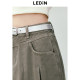 Lecheng denim pleated short skirt summer new wasteland style flower bud skirt heavy industry washing Y2K short skirt
