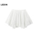 Lecho irregular hollow lace skirt summer new white skirt C1GEF2216
