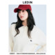 Lecho 2025 spring new college style POLO lapel contrasting sweatshirt C2CRF1333*