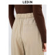 Lecho High-waisted Wrinkled Trousers New Autumn Loose All-match Pants Korean Casual Wide-Level Yamamoto Trousers