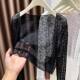 Lace high-end sun protection lace cardigan small jacket thin summer suspender skirt with mesh vest top for women
