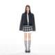 JAC FLEURANT 24 Autumn and Winter Women's Irregular Plaid Spliced ​​Pleated Short Skirt Yintai Department Store 301403