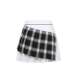 JAC FLEURANT 24 Autumn and Winter Women's Irregular Plaid Spliced ​​Pleated Short Skirt Yintai Department Store 301403