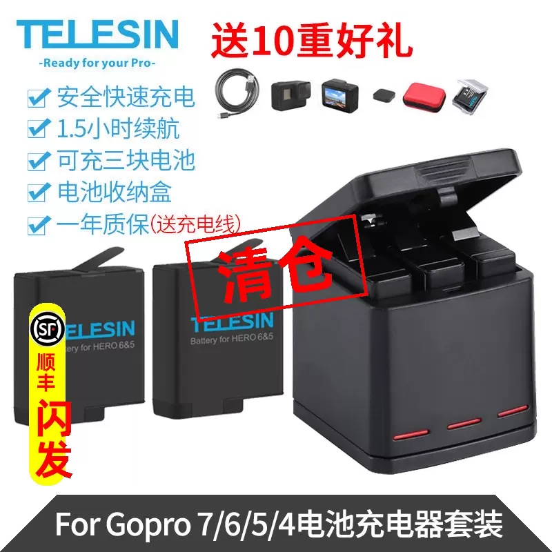 Gopro电池充电器 新人首单立减十元 21年12月 淘宝海外
