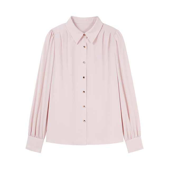 Qiushui Yiren white commuting shirt for women 2025 early autumn new women's long-sleeved shirt versatile professional top