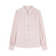 Qiushui Yiren white commuting shirt for women 2025 early autumn new women's long-sleeved shirt versatile professional top