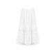 Qiushui Yiren pure cotton A-line skirt 2025 summer new women's romantic lace temperament gentle cake skirt