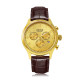Hipine/Sipney Gold Watch 999 Pure Golden Men and Women Watch Three Eyes Time Term Gold Watches Ji Ying Couple Watch
