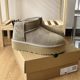 Henan Sangpo Village 2025 new sheepskin one-piece genuine leather wool muffin thick sole heightening snow boots women's short tube
