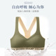 Large -size sports underwear female fat mm200jin [Jin is equal to 0.5 kg] Beautiful backless marks without steel rim vest yoga straps to collect parallel milk
