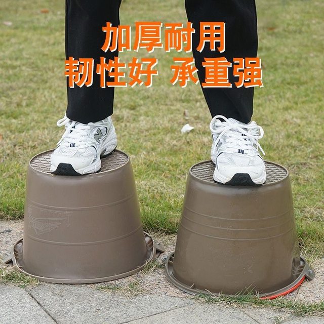 Ash bucket construction site cement bucket thickened beef tendon ash bucket water bucket mortar ash bucket cooked tape portable large bucket