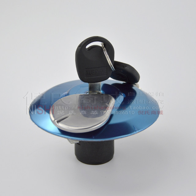 Motorcycle fuel tank cap GS125 CBT125 Three-wheeled motorcycle fuel tank cap round fuel tank key